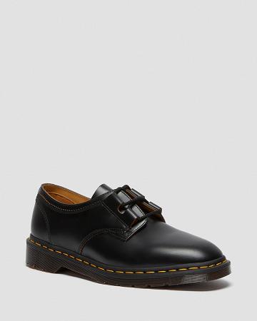 Dr Martens 1461 Ghillie Leren Oxford Schoenen Heren Zwart | NL 223BEX